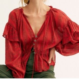 Amanda’s Printed Blouse